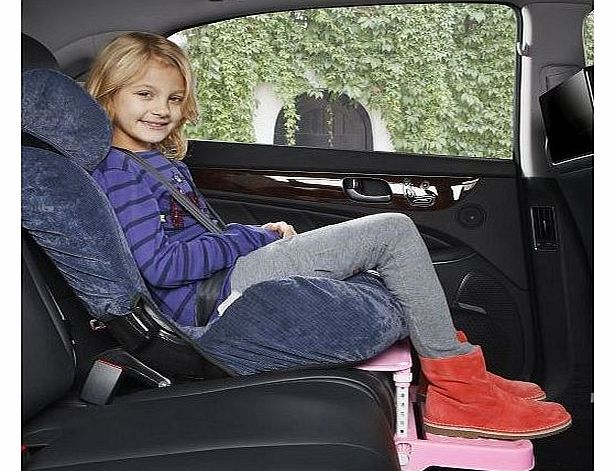 [KneeGuardKids ?] Child Car Seat Footrest and Booster Seat Footrest (Pink)